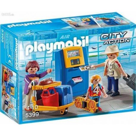 PLAYMOBIL Vakantiegangers aan incheckbalie