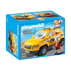 Playmobil Werfleider met voertuig