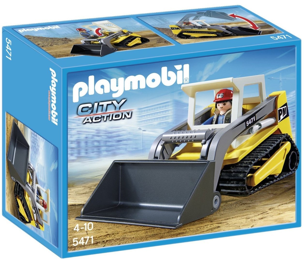onderpand Onderverdelen federatie Playmobil Rups bulldozer - 5471. Goedkoop bij Speelgoed van Zepper