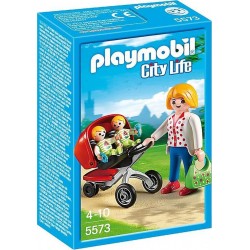 PLAYMOBIL City Life Tweeling kinderwagen