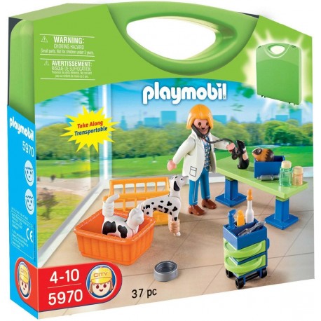 Playmobil Meeneemkoffer Dierenarts