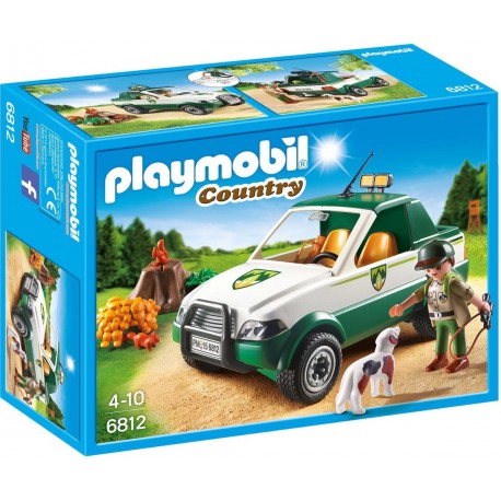 Playmobil Terreinwagen met boswachter