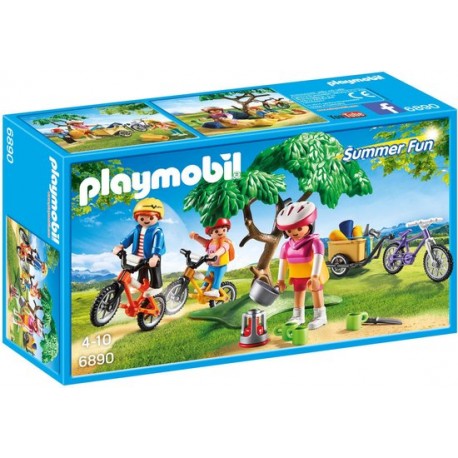 Playmobil Mountainbiketocht met bolderwagen