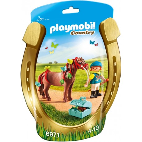 PLAYMOBIL Country Pony om te versieren Vlinder