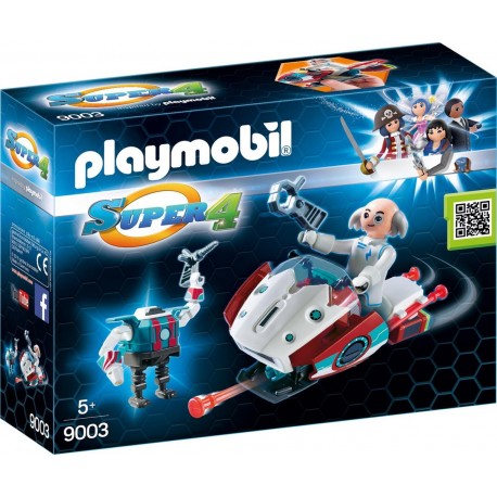 PLAYMOBIL Skyjet met Dr. X en robot