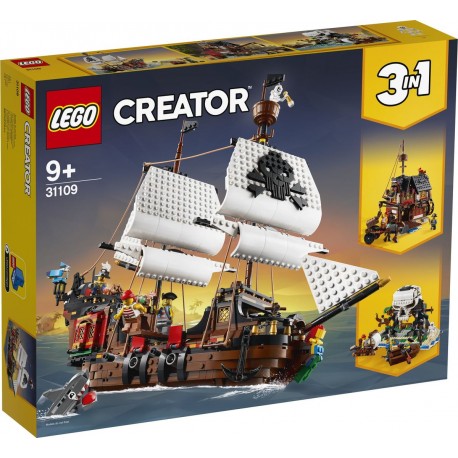 ondergronds Kiezelsteen Alternatief voorstel LEGO Creator Piratenschip - 31109. Goedkoop bij Speelgoed van Zepper