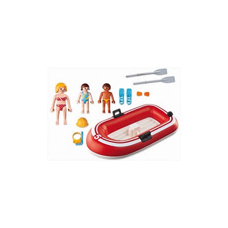 Playmobil Summer Fun Toeristen met rubberboot