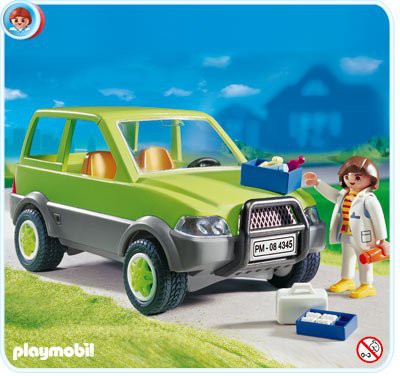 PLAYMOBIL met terreinwagen - Speelgoed van Zepper